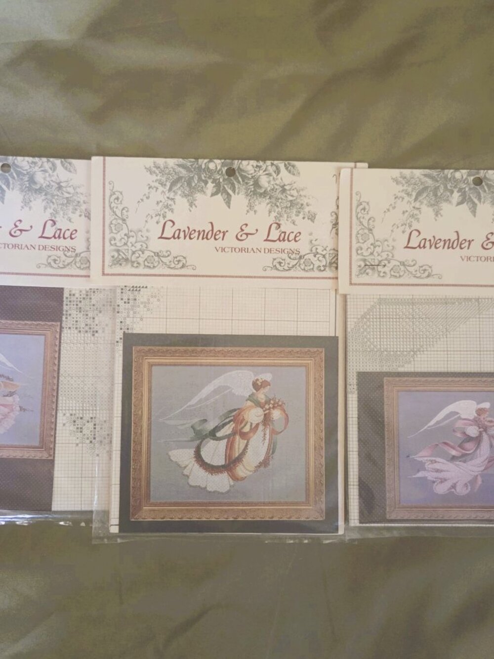 NEW Sealed Lavender & Lace 3 Seasons Angel Pattern Lot (Spring Summer Autumn)